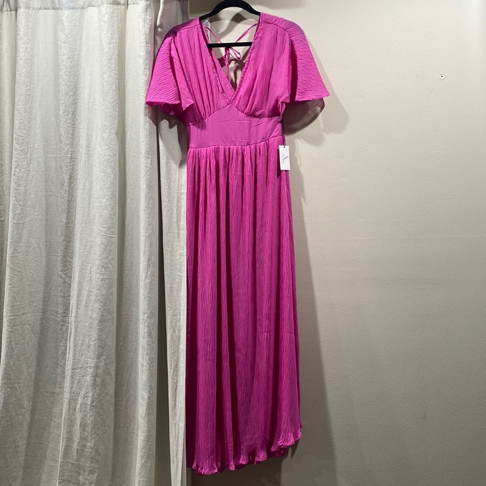 Fuscia maxi dress